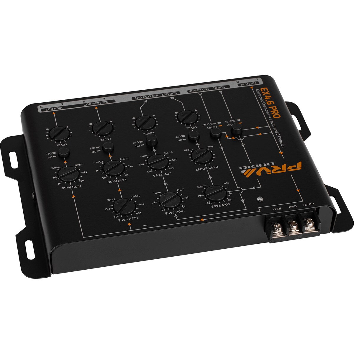 PRV Audio EX4.6 PRO Car Audio 4way Electronic Crossover